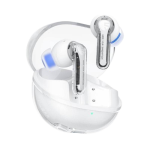 SoundPEATS Clear Wireless Earbuds – Transparent Design & 40H Playtime