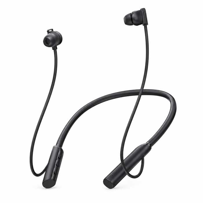 prow421s Oraimo Necklace Wireless Bluetooth Neckband Earphones - Black - Image 1